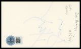 Dan Hedeya Commando Authentic Signed 3x5 Index Card Autographed BAS #BR26821