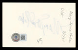 Mary-Louise Parker Weeds Authentic Signed 3x5 Index Card BAS #BL98477