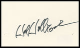 Hal Holbrook Into the Wild Authentic Signed 3x5 Index Card BAS #BR26826