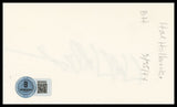 Hal Holbrook Into the Wild Authentic Signed 3x5 Index Card BAS #BR26826