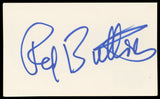 Red Buttons The Poseidon Adventure Authentic Signed 3x5 Index Card BAS #BN06393