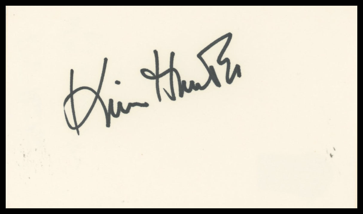 Kim Hunter A Streetcar Named Desire Authentic Signed 3x5 Index Card BAS #BR26831