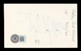 Haley Joel Osment The Sixth Sense Authentic Signed 3x5 Index Card BAS #BL96453
