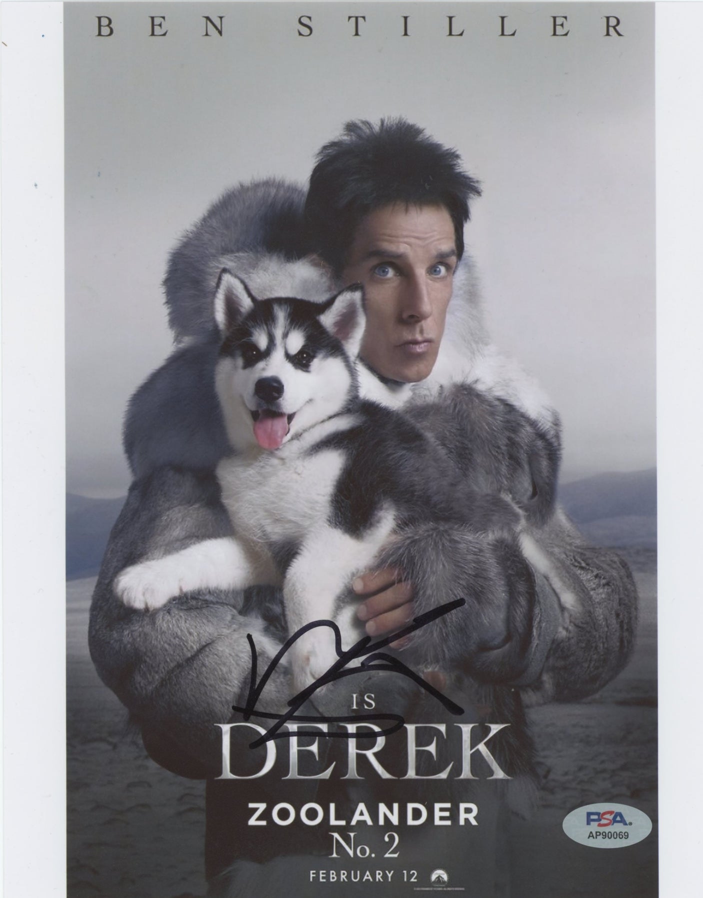 Ben Stiller Zoolander 2 Authentic Signed 8x10 Vertical Photo PSA/DNA #AP90069