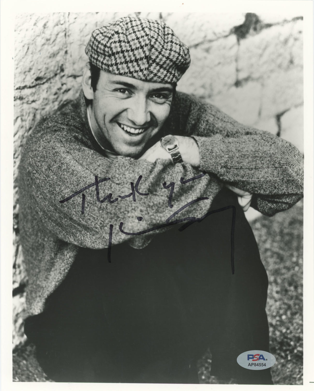 Kevin Spacey L.A. Confidential "Thank You" Signed 8x10 Photo PSA AP84554