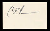 Craig T. Nelson Coach Authentic Signed 3x5 Index Card Autographed BAS #BL96461