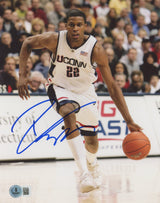 Grizzlies Rudy Gay Authentic Signed 8x10 Vertical Photo BAS #BU64105
