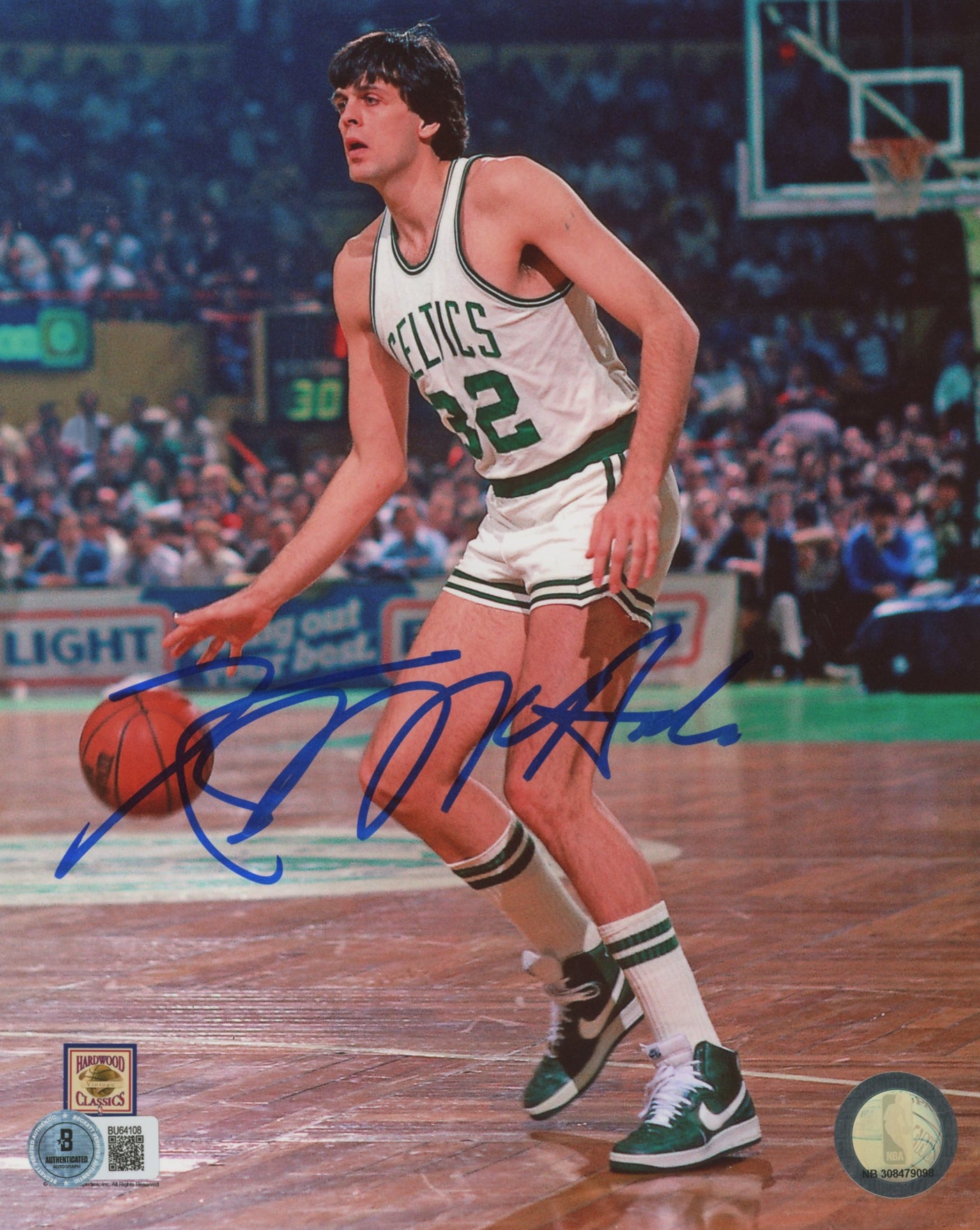 Celtics Kevin McHale Authentic Signed 8x10 Vertical Photo BAS #BU64108