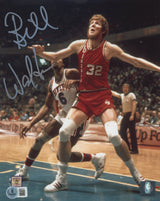 Blazers Bill Walton Authentic Signed 8x10 Vertical Photo BAS #BU64117