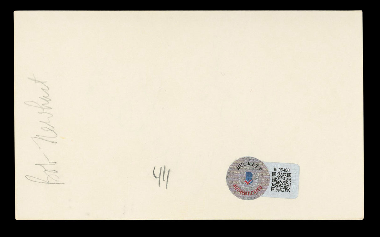 Bob Newhart The Big Bang Theory Authentic Signed 3x5 Index Card BAS #BL96468
