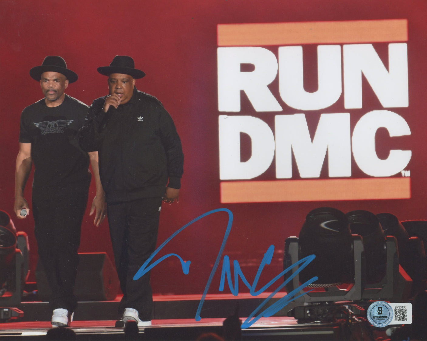 Darryl McDaniels Run DMC Authentic Signed 8x10 Photo Autographed BAS #BP33138