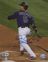 Rockies Carlos Gonzalez Authentic Signed 8x10 Vertical Photo BAS #BU64120