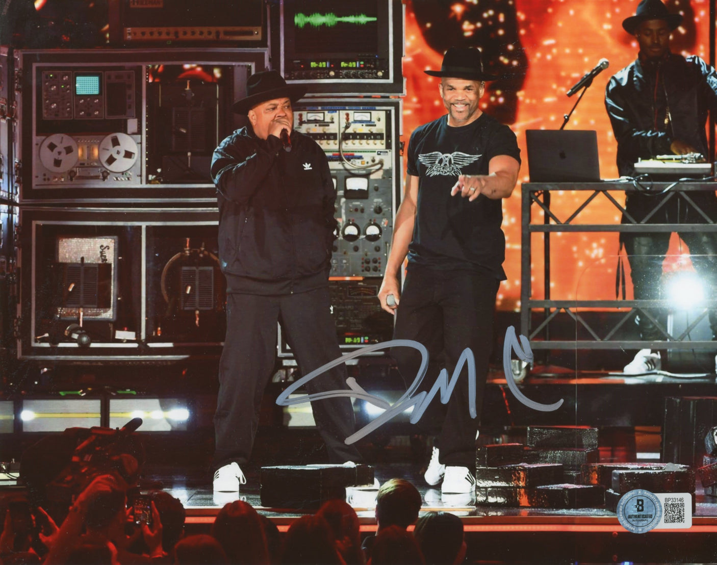 Darryl McDaniels Run DMC Authentic Signed 8x10 Photo Autographed BAS #BP33146