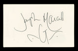 Joseph Marcell Fresh Prince of Bel-Air Signed 3x5 Index Card BAS #BL96476