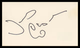 James Coburn Affliction Authentic Signed 3x5 Index Card Autographed BAS #BV02117