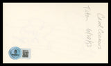 Carol Connors The Teddy Bears Authentic Signed 3x5 Index Card BAS #BV02123