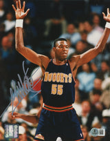 Nuggets Dikembe Mutombo Authentic Signed 8x10 Photo Autographed BAS #BR54866