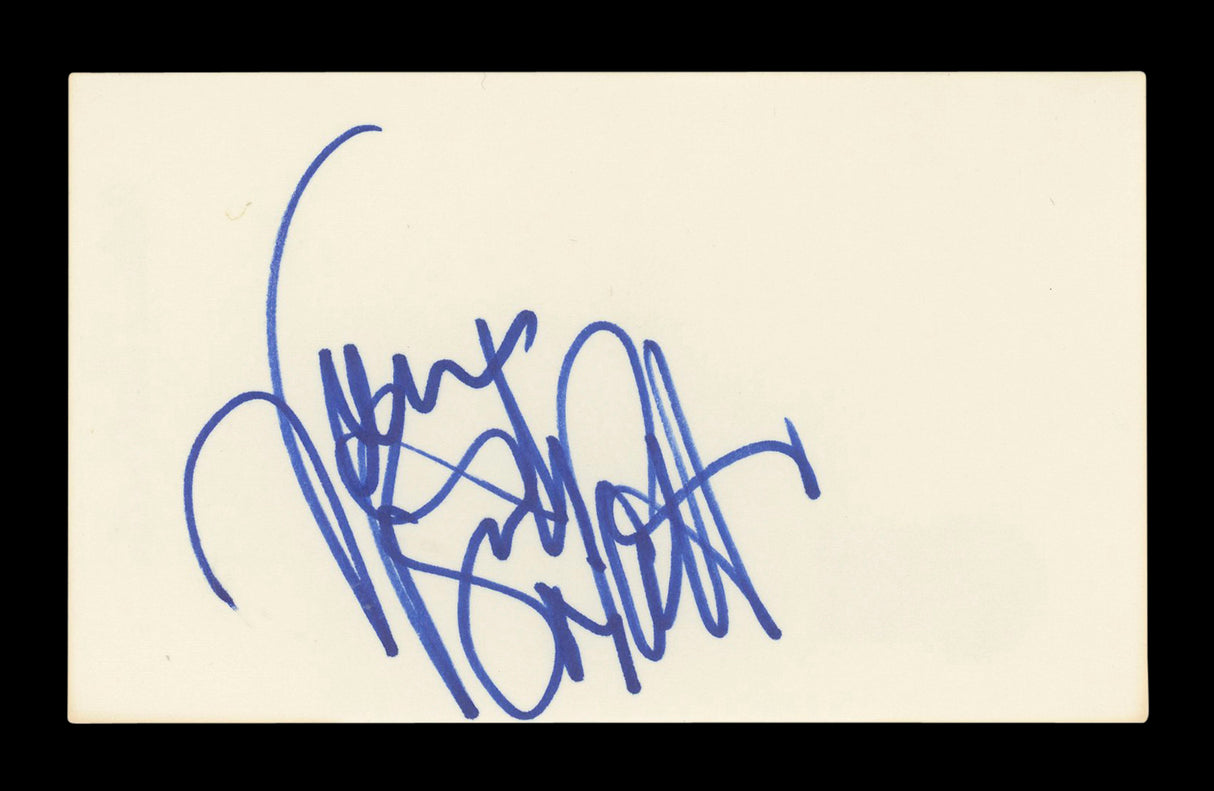 Valerie Bertinelli One Day at a Time Signed 3x5 Index Card BAS #AD70220