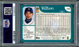 Ichiro Suzuki Autographed 2001 Topps Rookie Card #726 Seattle Mariners PSA 9 PSA/DNA Stock #220861