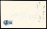 Faye Dunaway Bonnie and Clyde Authentic Signed 3x5 Index Card BAS #BN89231