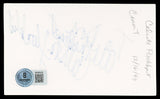 Calista Flockhart Ally McBeal "All The Best" Signed 3x5 Index Card BAS #BN06439