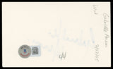 Gabrielle Anwar The Three Musketeers Signed 3x5 Index Card BAS #BL98629