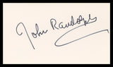 John Randolph Christmas Vacation Authentic Signed 3x5 Index Card BAS #BV02137