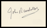 John Randolph Christmas Vacation Authentic Signed 3x5 Index Card BAS #BV02138