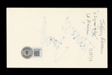 J.J. Abrams Star Wars "Al-Thanks!" Signed 3x5 Index Card BAS #AD70304