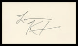 Lawrence Kasdan Star Wars ESB Authentic Signed 3x5 Index Card BAS #BU64787