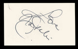 Natalie Cole "Love" Authentic Signed 3x5 Index Card Autographed BAS #BL96711