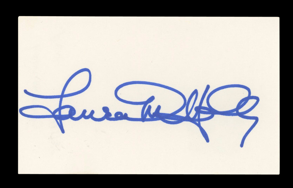 Lauren Holly Dumb and Dumber Signed 3x5 Index Card Autographed BAS #AD70298