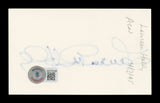 Lauren Holly Dumb and Dumber Signed 3x5 Index Card Autographed BAS #AD70298