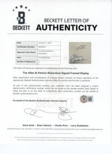 Tim Allen & Patricia Richardson Home Improvement Signed Framed Display BAS LOA