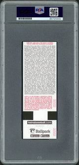 Julio Rodriguez Autographed MLB Debut Ticket 4/8/22 Seattle Mariners Stadium Picture In Blue PSA/DNA Stock #209769