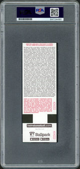 Julio Rodriguez Autographed MLB Debut Ticket 4/8/22 Seattle Mariners City Picture In Teal PSA/DNA Stock #209772