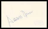 Dabbs Greer Little House on the Prairie Signed 3x5 Index Card BAS #BU64801
