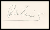Richard Lewis Robin Hood: Men in Tights Signed 3x5 Index Card BAS #BU64803