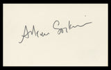 Arleen Sorkin Days of Our Lives Authentic Signed 3x5 Index Card BAS #BV59152