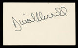 Dina Merrill Operation Petticoat Authentic Signed 3x5 Index Card BAS #BV03094