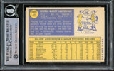 George Lauzerique Autographed 1970 Topps Card #41 Oakland A's Beckett BAS #14612280