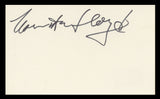 Norman Lloyd Saboteur Authentic Signed 3x5 Index Card Autographed BAS #BV59147