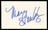 Mary Steenburgen Time After Time Authentic Signed 3x5 Index Card BAS #BN06482