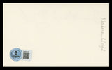 Norman Lloyd Saboteur Authentic Signed 3x5 Index Card Autographed BAS #BV59147