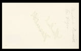 Michael Nesmith The Monkees Authentic Signed 3x5 Index Card BAS #BS29322