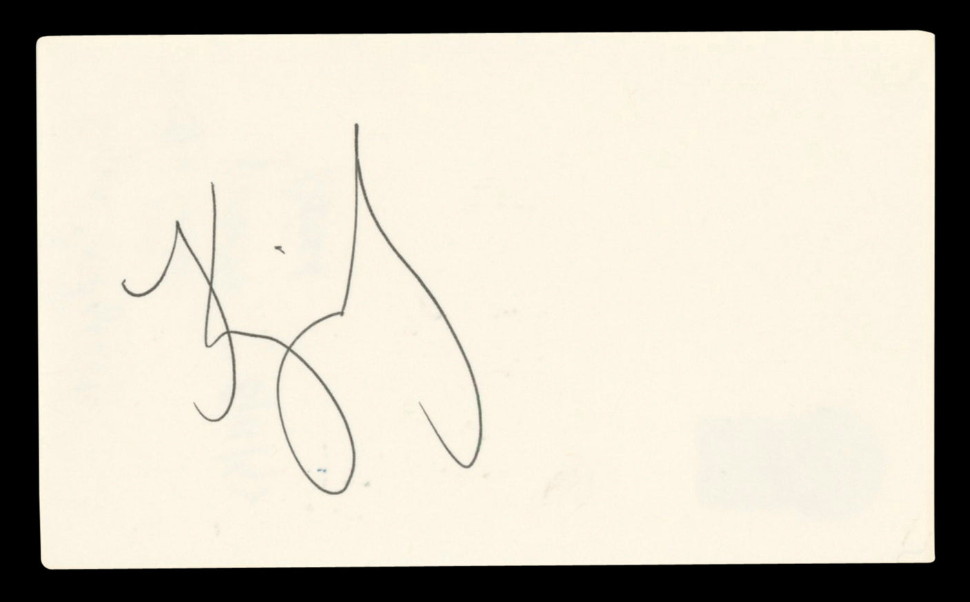 Kyra Sedgwick The Closer Authentic Signed 3x5 Index Card BAS #BV00150