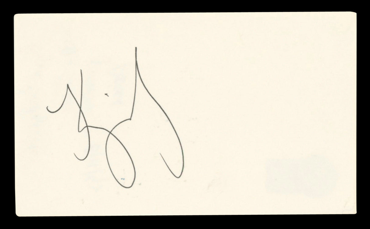 Kyra Sedgwick The Closer Authentic Signed 3x5 Index Card BAS #BV00150