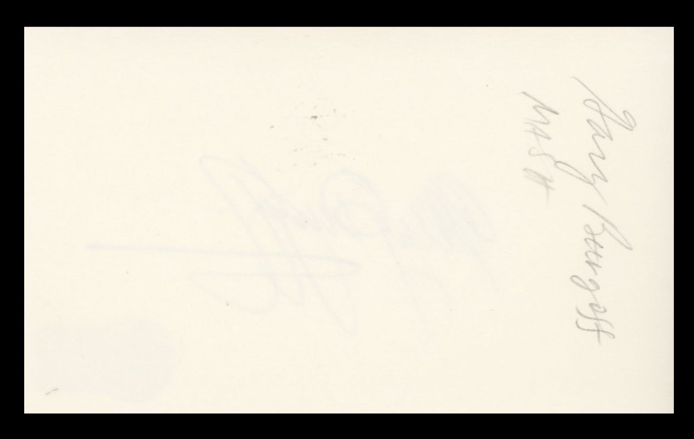 Gary Burghoff M.A.S.H Authentic Signed 3x5 Index Card Autographed BAS #BS29323