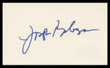 Joseph Bologna My Favorite Year Authentic Signed 3x5 Index Card BAS #BV59142