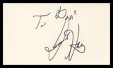 Isaac Hayes South Park To Don Authentic Signed 3x5 Index Card BAS #BU64820